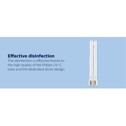 Philips - Dezinfekcijska germicidna svetilka s senzorjem UV-C/24W/230V