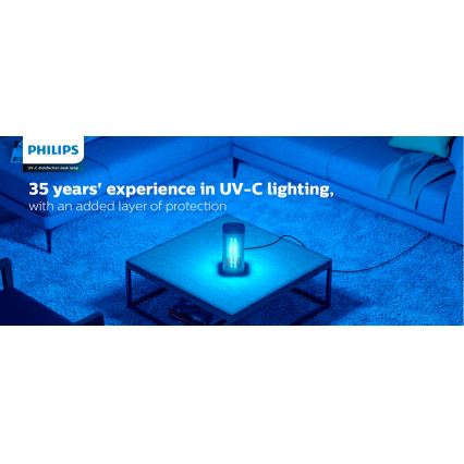 Philips - Dezinfekcijska germicidna svetilka s senzorjem UV-C/24W/230V