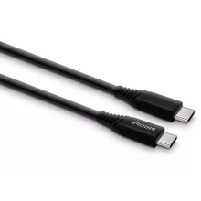 Philips DLC5206C/00 - USB kabel USB-C 3.0 priključek 2m črna/siva