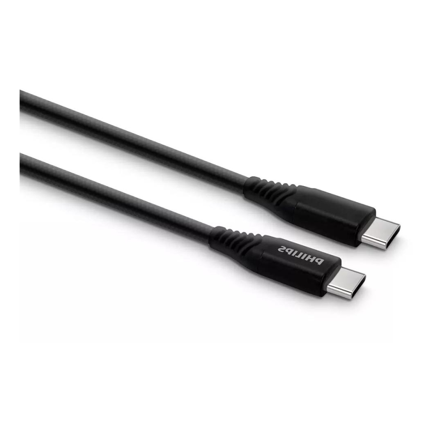 Philips DLC5206C/00 - USB kabel USB-C 3.0 priključek 2m črna/siva