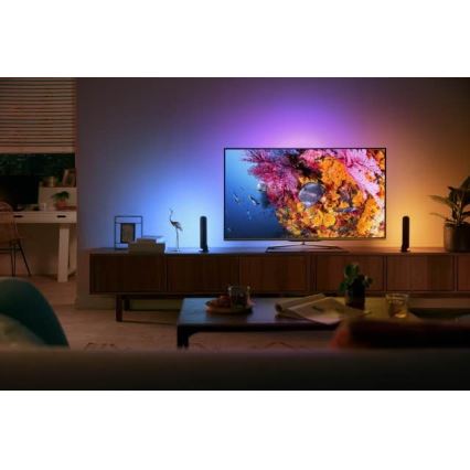 Philips 78203/30/E7 - LED RGB Zatemnitvena namizna svetilka HUE WHITE AND COLOR AMBIANCE LED/6W/230V