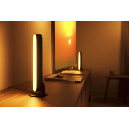 Philips 78203/30/E7 - LED RGB Zatemnitvena namizna svetilka HUE WHITE AND COLOR AMBIANCE LED/6W/230V