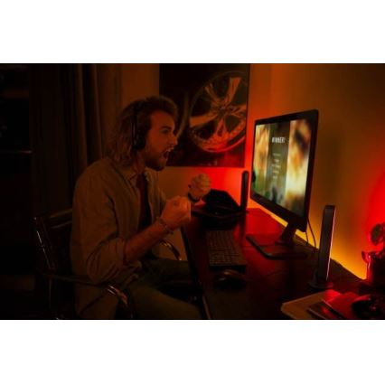 Philips 78203/30/E7 - LED RGB Zatemnitvena namizna svetilka HUE WHITE AND COLOR AMBIANCE LED/6W/230V