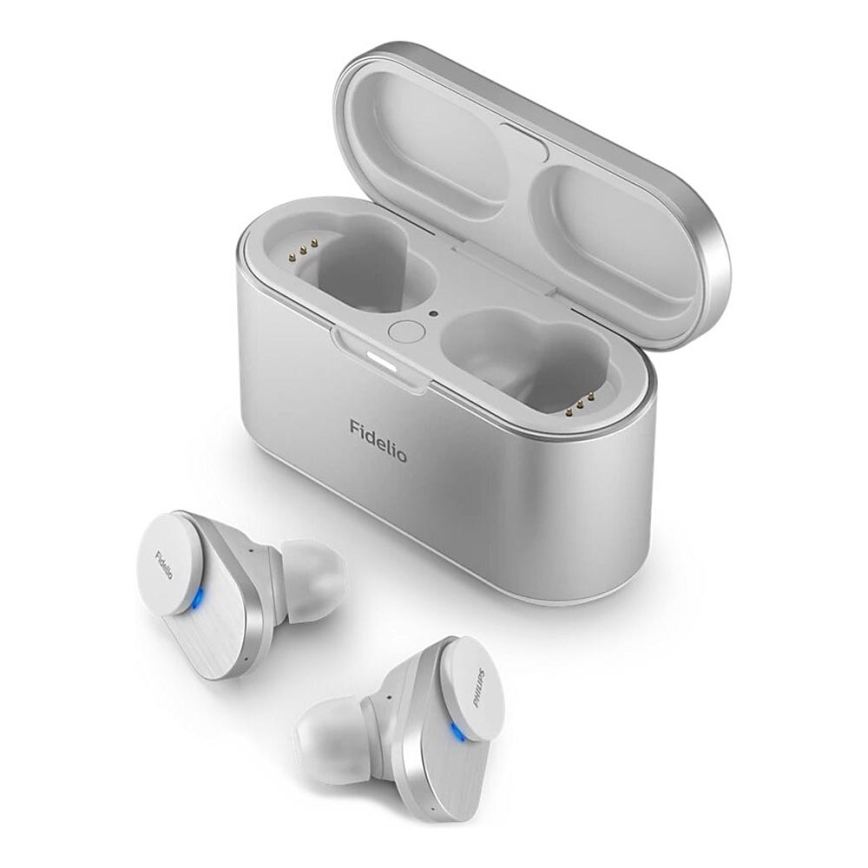 Philips Fidelio T1WT/00 - Brezžične slušalke IPX4 srebrne