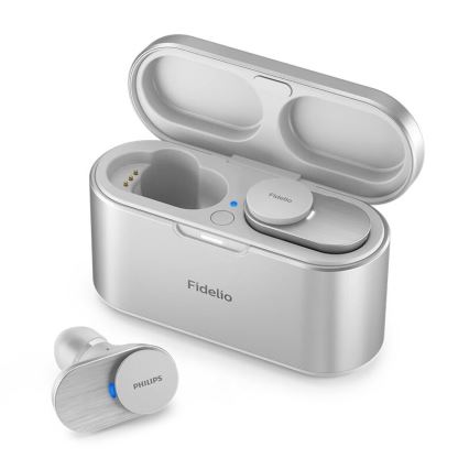 Philips Fidelio T1WT/00 - Brezžične slušalke IPX4 srebrne