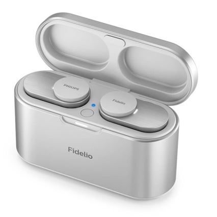 Philips Fidelio T1WT/00 - Brezžične slušalke IPX4 srebrne