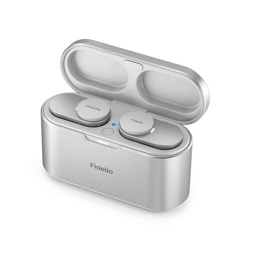 Philips Fidelio T1WT/00 - Brezžične slušalke IPX4 srebrne