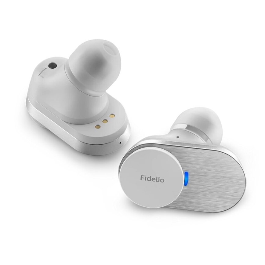 Philips Fidelio T1WT/00 - Brezžične slušalke IPX4 srebrne