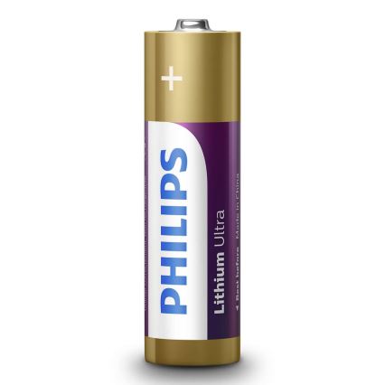 Philips FR6LB4A/10 - 4 kom Litijeva baterija AA LITHIUM ULTRA 1,5V