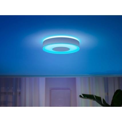 Philips -LED RGB stropno svetilo z možnostjo zatemnitve Hue INFUSE LED/33,5W/230V 2000-6500K premer 381 mm bela