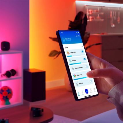 Philips - Komplet 2x zatemnljivih LED RGBIC svetil SMART GRADIENT LED/8W/230V 2700-6500K Wi-Fi