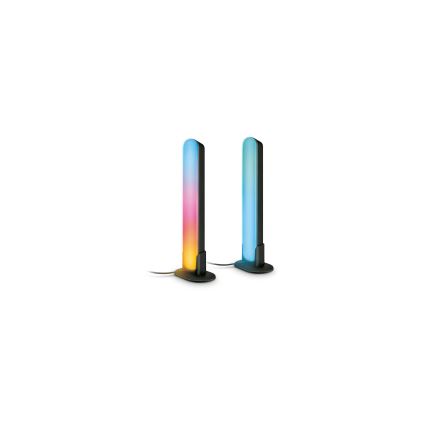 Philips - Komplet 2x zatemnljivih LED RGBIC svetil SMART GRADIENT LED/8W/230V 2700-6500K Wi-Fi