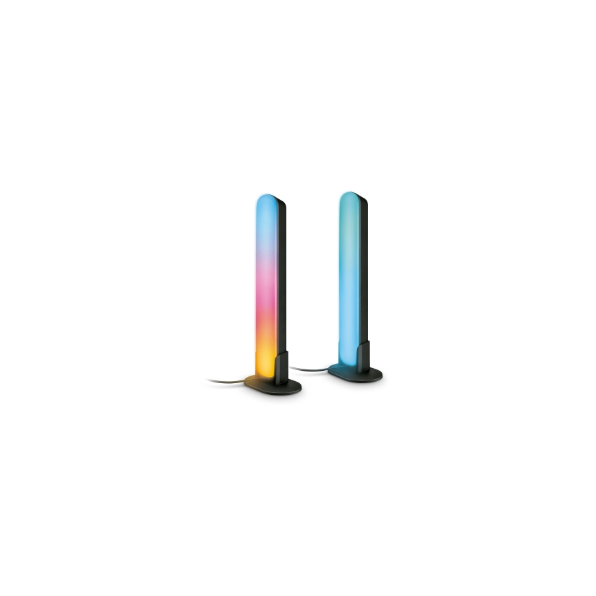 Philips - Komplet 2x zatemnljivih LED RGBIC svetil SMART GRADIENT LED/8W/230V 2700-6500K Wi-Fi