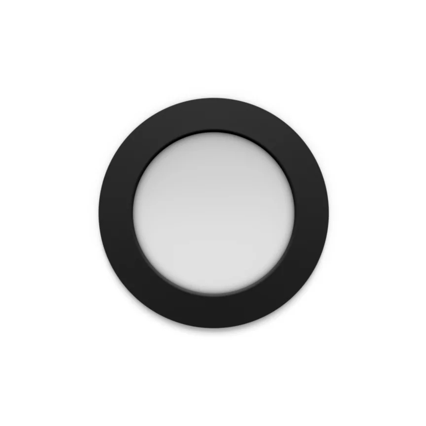 Philips - Komplet 2x LED RGBW z možnostjo zatemnitve, vgradna stropna svetilka za kopalnico Hue SLIM LED/12W/230V 2000-6500K črna IP44