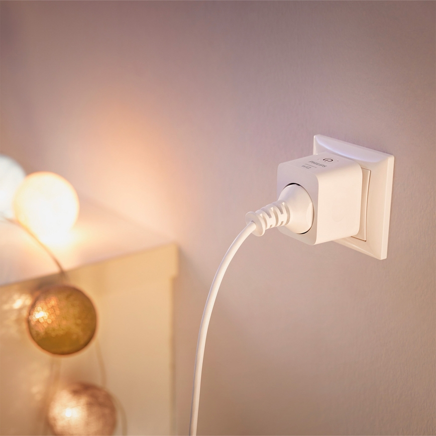 Philips - komplet 2x pametna SCHUKO vtičnica 2300 W + merilnik porabe Wi-Fi