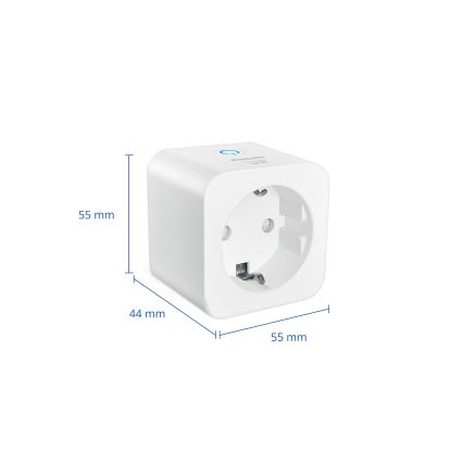 Philips - komplet 2x pametna SCHUKO vtičnica 2300 W + merilnik porabe Wi-Fi