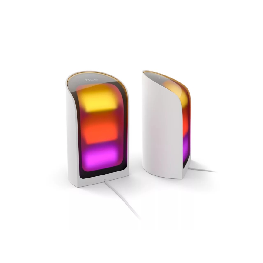Philips - Komplet 2x LED RGBW zatemnjevalnih projekcijskih svetilk Hue PLAY LED/20W/230V 2000–6500K bela