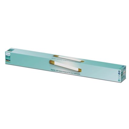 Philips - Kopalniška svetilka za ogledalo ROVER LED/10W/230V IP44 medenina
