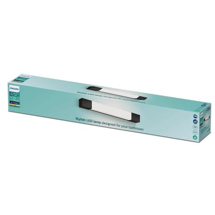 Philips - Kopalniška svetilka za ogledalo ROVER LED/5W/230V IP44 črna