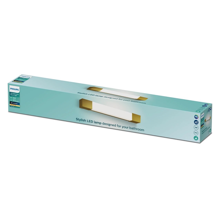 Philips - Kopalniška svetilka za ogledalo ROVER LED/5W/230V IP44 medenina