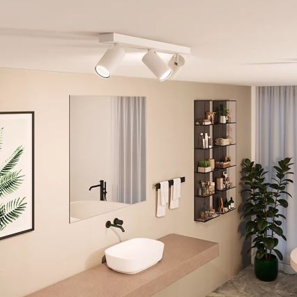 Philips - Kopalniški reflektor IDRIS 3xGU10/5W/230V IP44 bela
