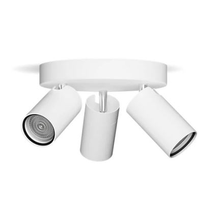 Philips - Kopalniški reflektor IDRIS 3xGU10/5W/230V IP44 bela