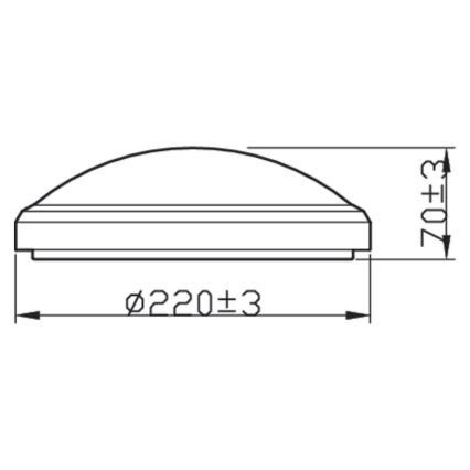 Philips - LED Kopalniška stropna svetilka BALANCE LED/6W/230V IP44