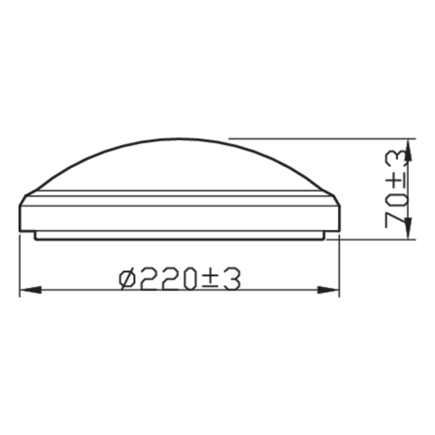 Philips - LED Kopalniška stropna svetilka BALANCE LED/6W/230V IP44