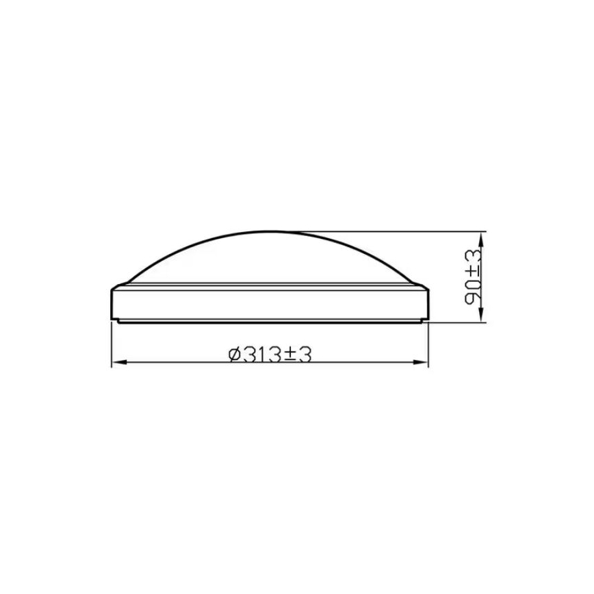 Philips - LED Kopalniška stropna svetilka LED/17W/230V 4000K IP44