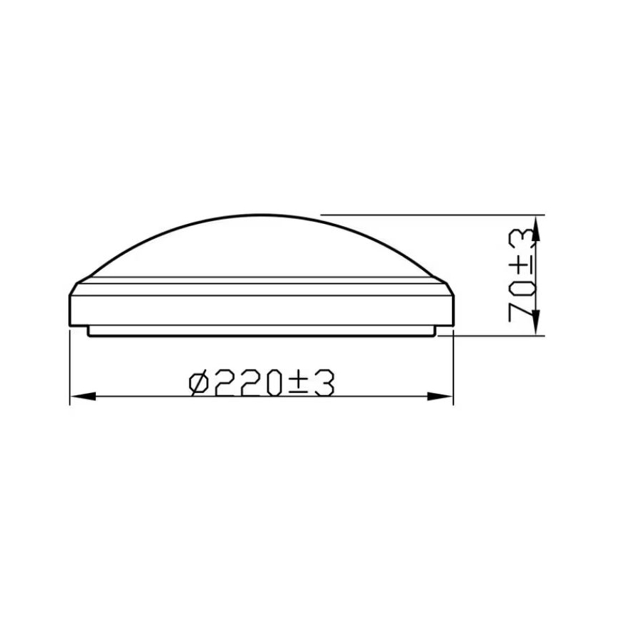 Philips - LED Kopalniška stropna svetilka LED/6W/230V 2700K IP44