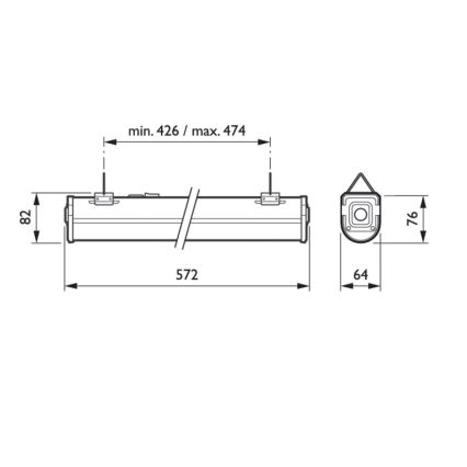 Philips - LED Podelementna svetilka CORELINE LED/19W/230V