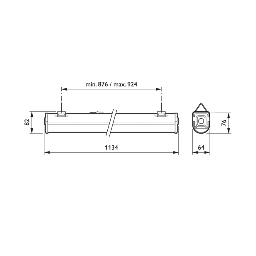 Philips - LED Podelementna svetilka CORELINE LED/38W/230V