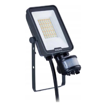 Philips - LED reflektor s senzorjem gibanja in senzorjem mraka LEDINAIRE ALL-IN LED/20W/230V 3000/4000/6500K IP65