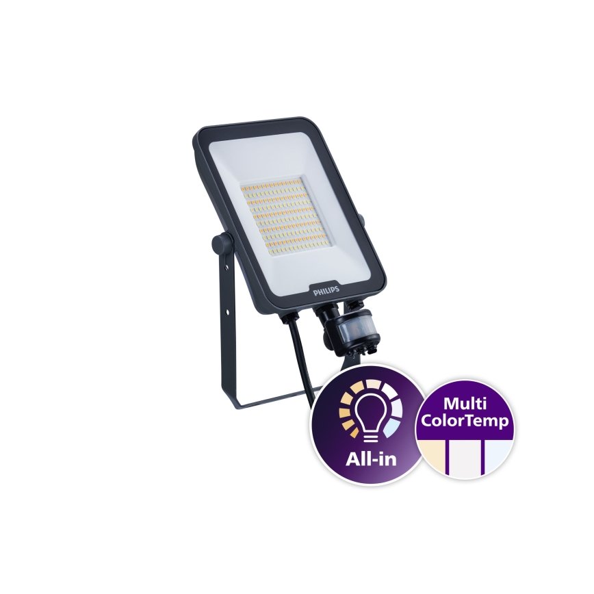 Philips - LED-reflektor s senzorjem gibanja in senzorjem mraka LEDINAIRE ALL-IN LED/50W/230V 3000/4000/6500K IP65