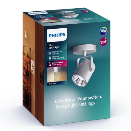 Philips - LED Reflektor SCENE SWITCH BYRE LED/4,3W/230V 2200/2500/2700K