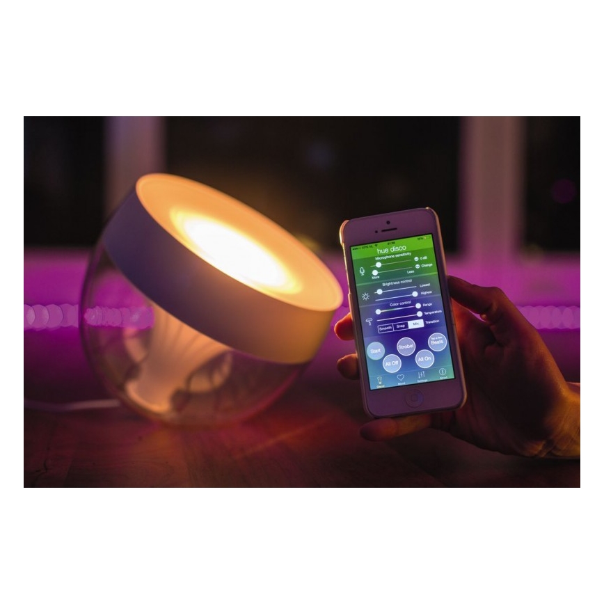 Philips - LED RGB Zatemnitvena namizna svetilka Hue IRIS LED/8,2W/230V 2000-6500K bela