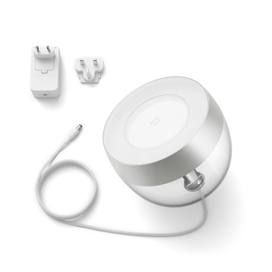 Philips - LED RGB Zatemnitvena namizna svetilka Hue IRIS LED/8,2W/230V 2000-6500K srebrna