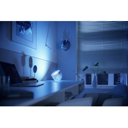 Philips - LED RGB Zatemnitvena namizna svetilka Hue IRIS LED/8,2W/230V 2000-6500K srebrna