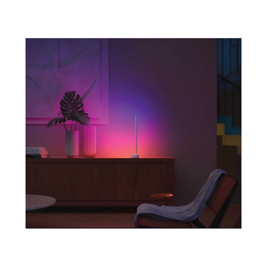 Philips - LED RGB Zatemnitvena namizna svetilka Hue SIGNE LED/12W/230V 2000-6500K bela