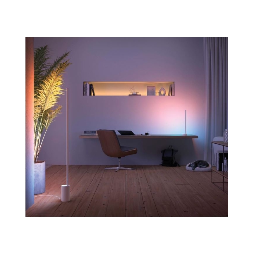 Philips - LED RGB Zatemnitvena namizna svetilka Hue SIGNE LED/12W/230V 2000-6500K bela