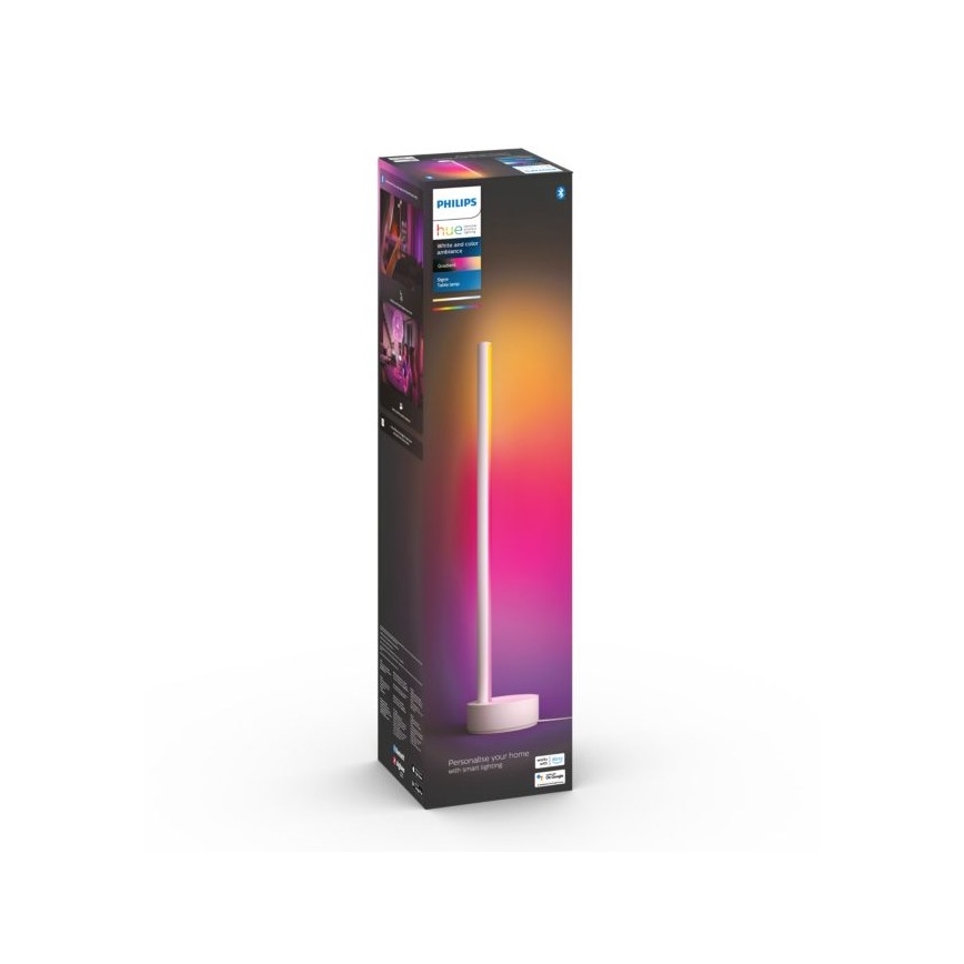 Philips - LED RGB Zatemnitvena namizna svetilka Hue SIGNE LED/12W/230V 2000-6500K bela