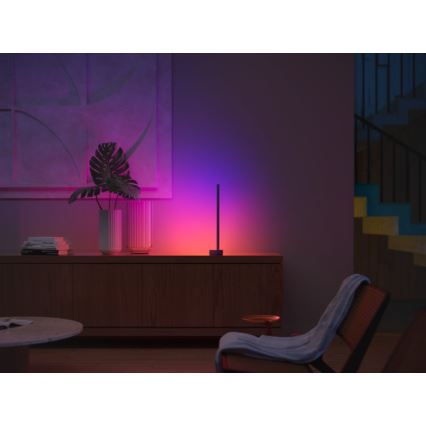 Philips - LED RGB Zatemnitvena namizna svetilka Hue SIGNE LED/12W/230V 2000-6500K črna