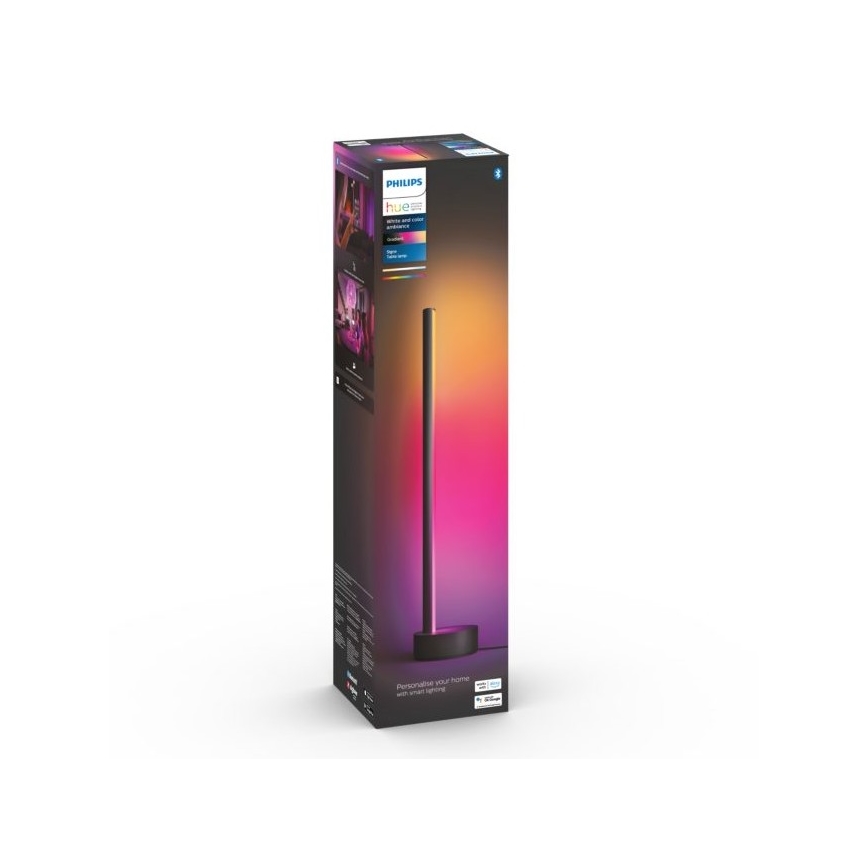 Philips - LED RGB Zatemnitvena namizna svetilka Hue SIGNE LED/12W/230V 2000-6500K črna