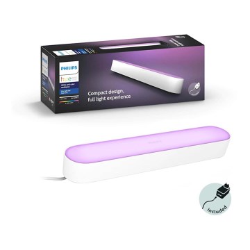 Philips - LED RGB Zatemnitvena namizna svetilka Hue PLAY SINGLE PACK White And Color Ambiance LED/6W/230V bela