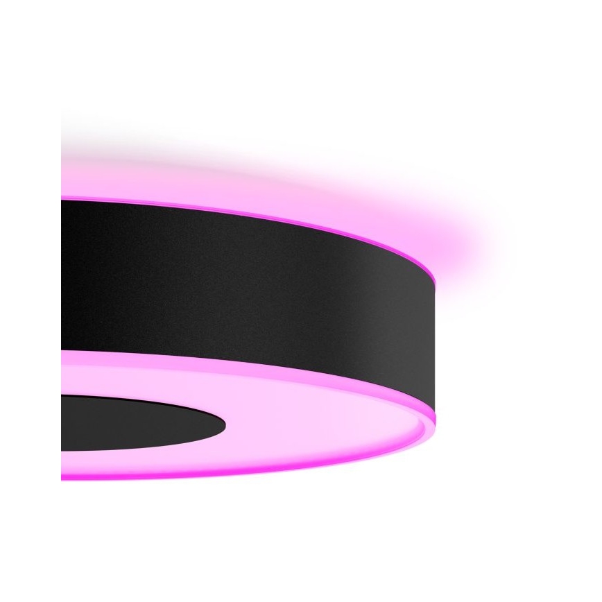 Philips - LED RGB Zatemnitvena stropna svetilka Hue INFUSE LED/33,5W/230V 2000-6500K pr. 381 mm črna