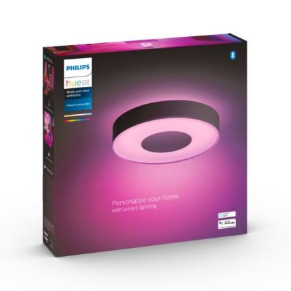 Philips - LED RGB Zatemnitvena stropna svetilka Hue INFUSE LED/33,5W/230V 2000-6500K pr. 381 mm črna