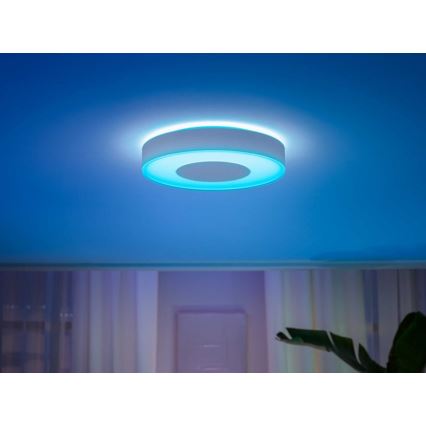 Philips - LED RGB Zatemnitvena stropna svetilka Hue INFUSE LED/52,5W/230V 2000-6500K pr. 425 mm bela