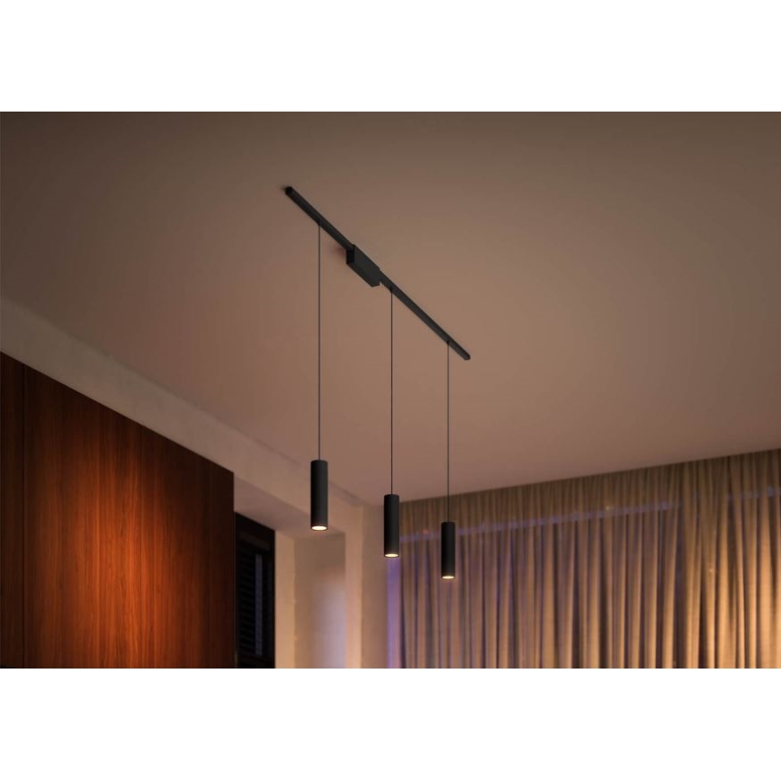 Philips - LED RGB Zatemnitveni lestenec na vrvici za tračni sistem Hue PERIFO LED RGB/5,2W/24V 2000-6500K
