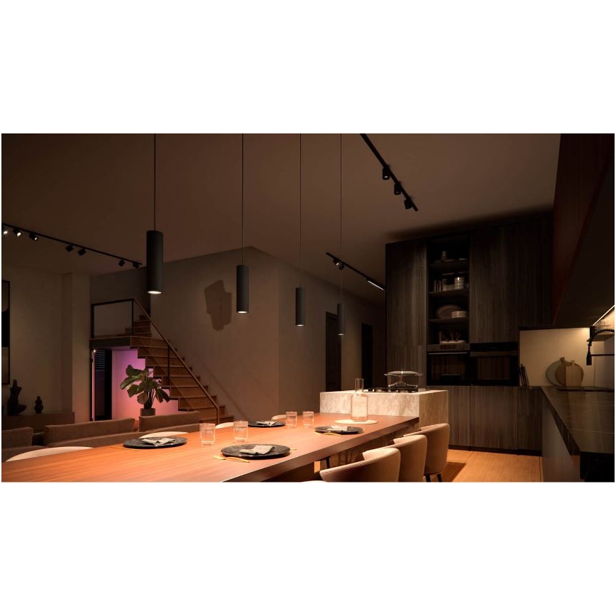 Philips - LED RGB Zatemnitveni lestenec na vrvici za tračni sistem Hue PERIFO LED RGB/5,2W/24V 2000-6500K