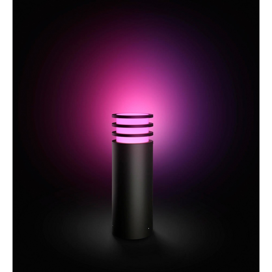 Philips - LED RGB zatemnljiva zunanja svetilka Hue LUCCA 1xE27/8,1W/230V 40 cm 1000-20000K IP44